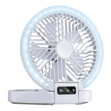 LED акумулаторен настолен вентилатор 3,7 V 1200 mAh