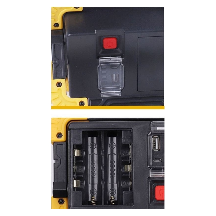 LED Акумулаторен прожектор LED/10W/4000 mAh 3xAA