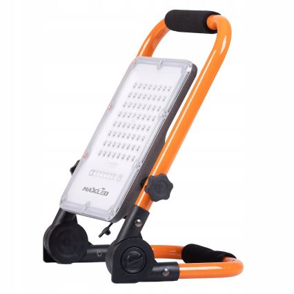 LED димируем акумулаторен прожектор със стойка LED/100W/3,2V 4500K 10000 mAh IP65 оранжев
