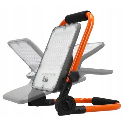 LED акумулаторен прожектор със стойка LED/50W/3,2V 4500K 5000 mAh IP65 оранжев