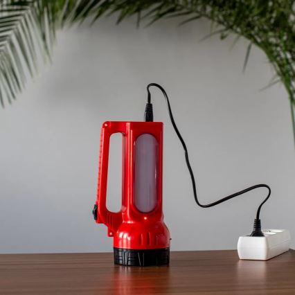 LED Акумулаторен соларен фенер LED/7W/230V 400 лъскав 3200 mAh