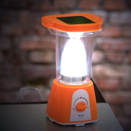 LED Димируем акумулаторен соларен лампа с функция за зареждане LED/230V 710 лъскав 1600 mAh