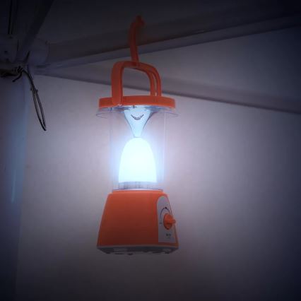 LED Димируем акумулаторен соларен лампа с функция за зареждане LED/230V 710 лъскав 1600 mAh