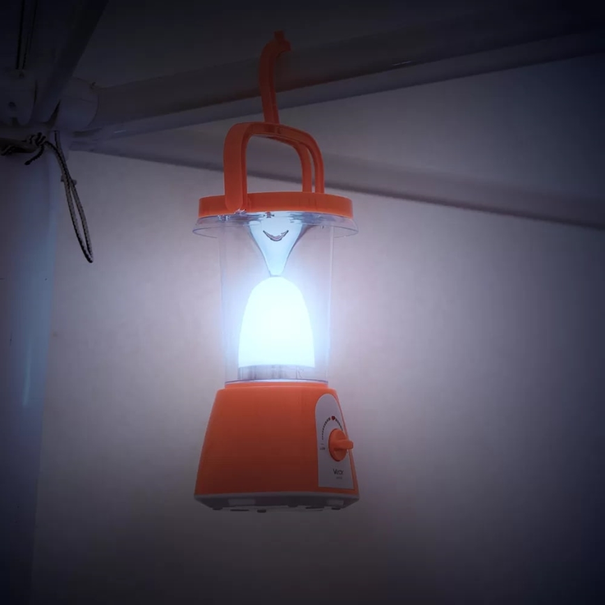 LED Димируем акумулаторен соларен лампа с функция за зареждане LED/230V 710 лъскав 1600 mAh