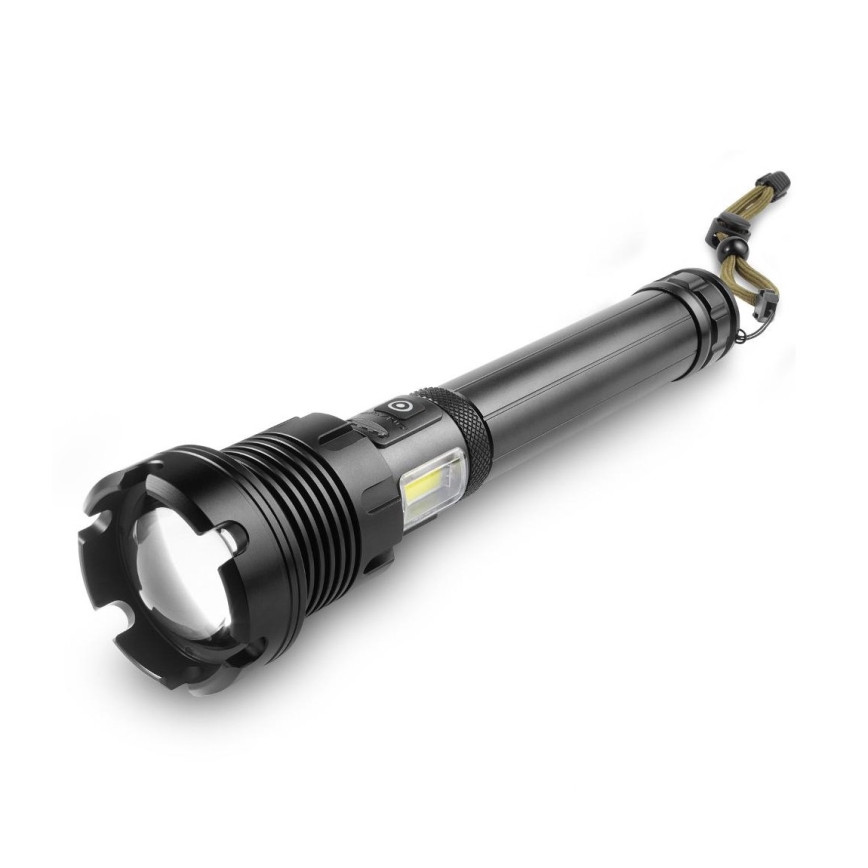 LED Акумулаторно алуминиево фенерче с функция външна батерия LED/4400 mAh 2200 lm IP44