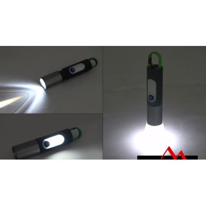 LED Акумулаторно фенерче LED/10W/3,7V 750 лъскав 10h 1500 mAh