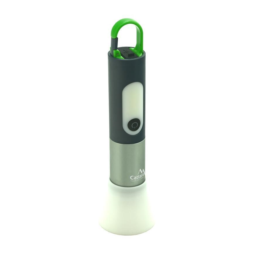 LED Акумулаторно фенерче LED/10W/3,7V 750 лъскав 10h 1500 mAh