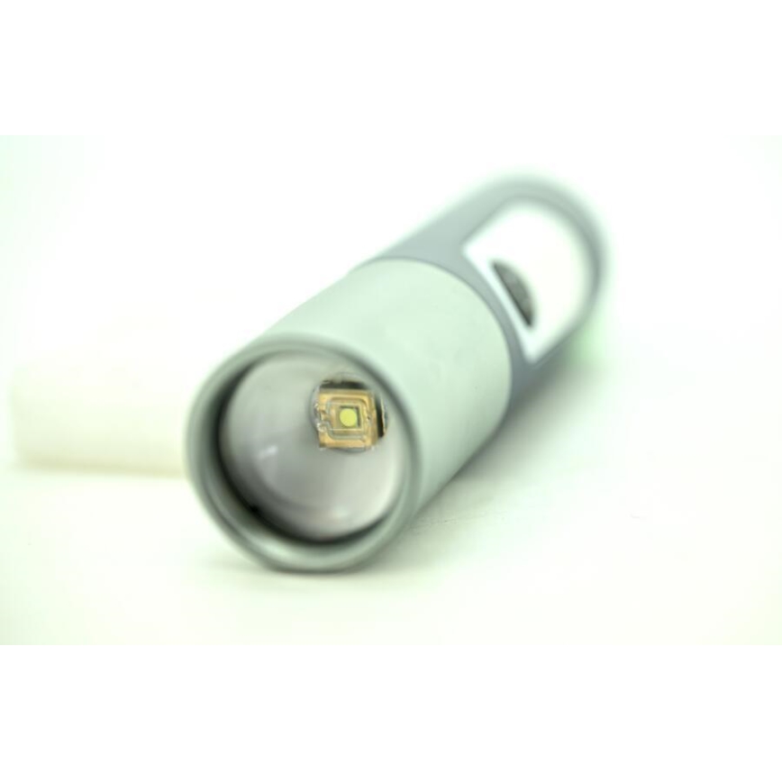 LED Акумулаторно фенерче LED/10W/3,7V 750 лъскав 10h 1500 mAh