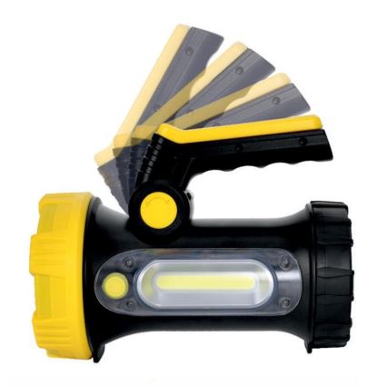 LED Акумулаторно фенерче LED/5W/4000mAh + LED/3W