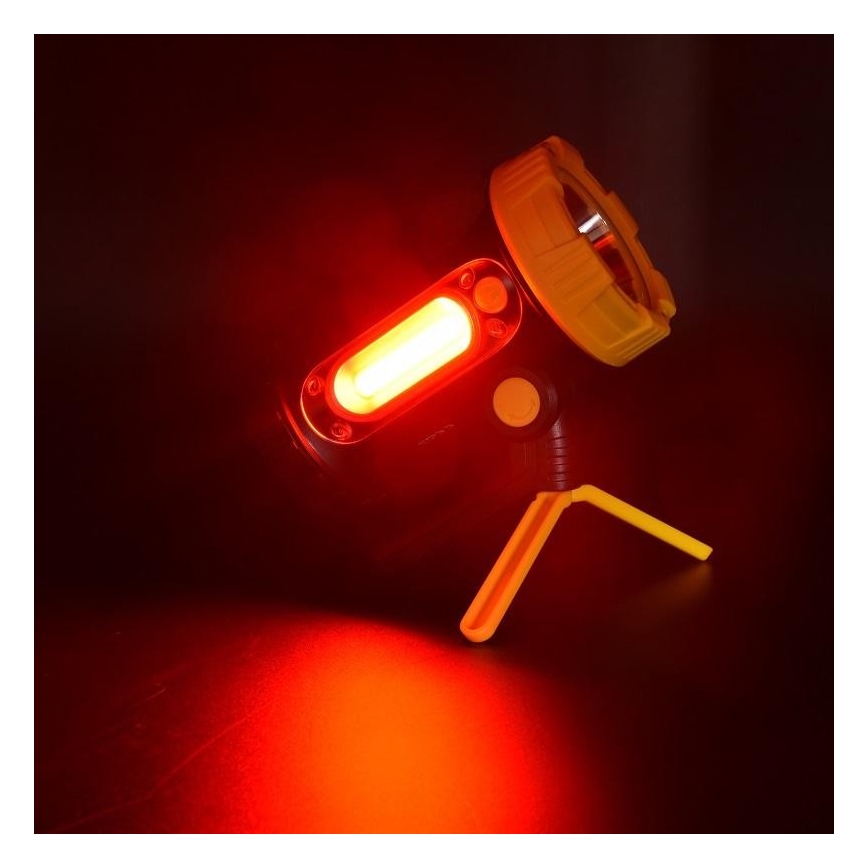 LED Акумулаторно фенерче LED/5W/4000mAh + LED/3W
