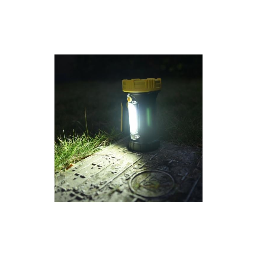 LED Акумулаторно фенерче LED/5W/4000mAh + LED/3W