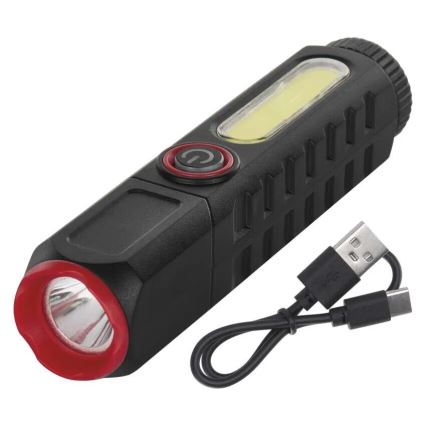 LED Акумулаторно фенерче LED/USB/3,7V 120 lm 400 mAh