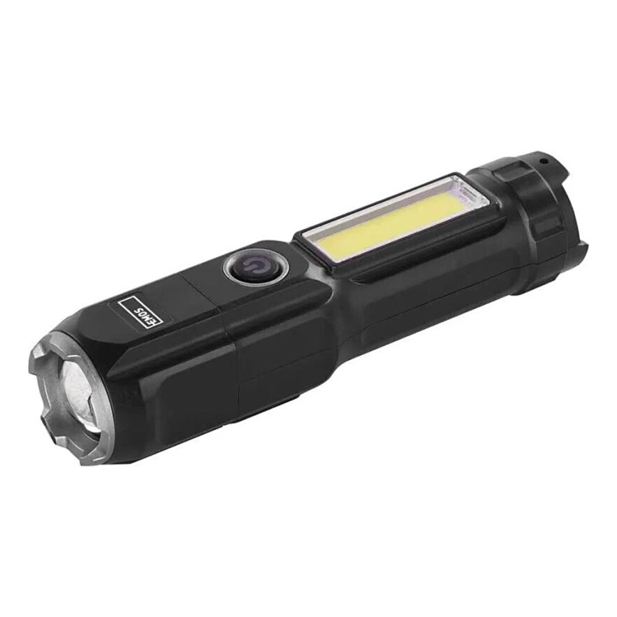 LED Акумулаторно фенерче LED/USB/3,7V IP44 150 lm 1200mAh