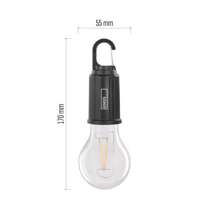 LED Акумулаторно фенерче LED/USB IP44 90 lm 400mAh