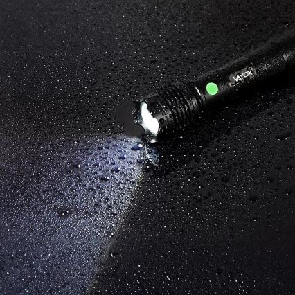 LED Акумулаторно фенерче LED/10W/5V IPX4 800 лъскав 1200 mAh