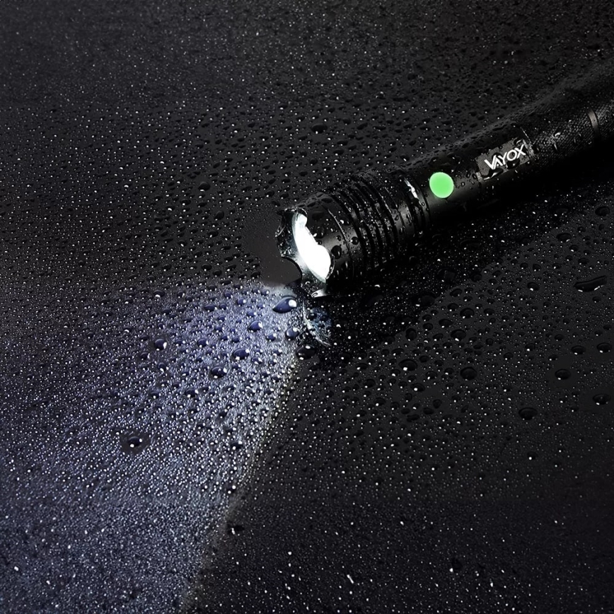 LED Акумулаторно фенерче LED/10W/5V IPX4 800 лъскав 1200 mAh