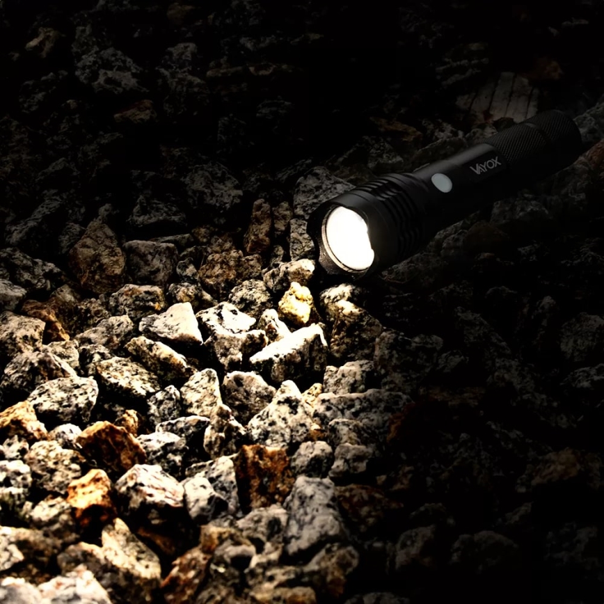 LED Акумулаторно фенерче LED/10W/5V IPX4 800 лъскав 1200 mAh