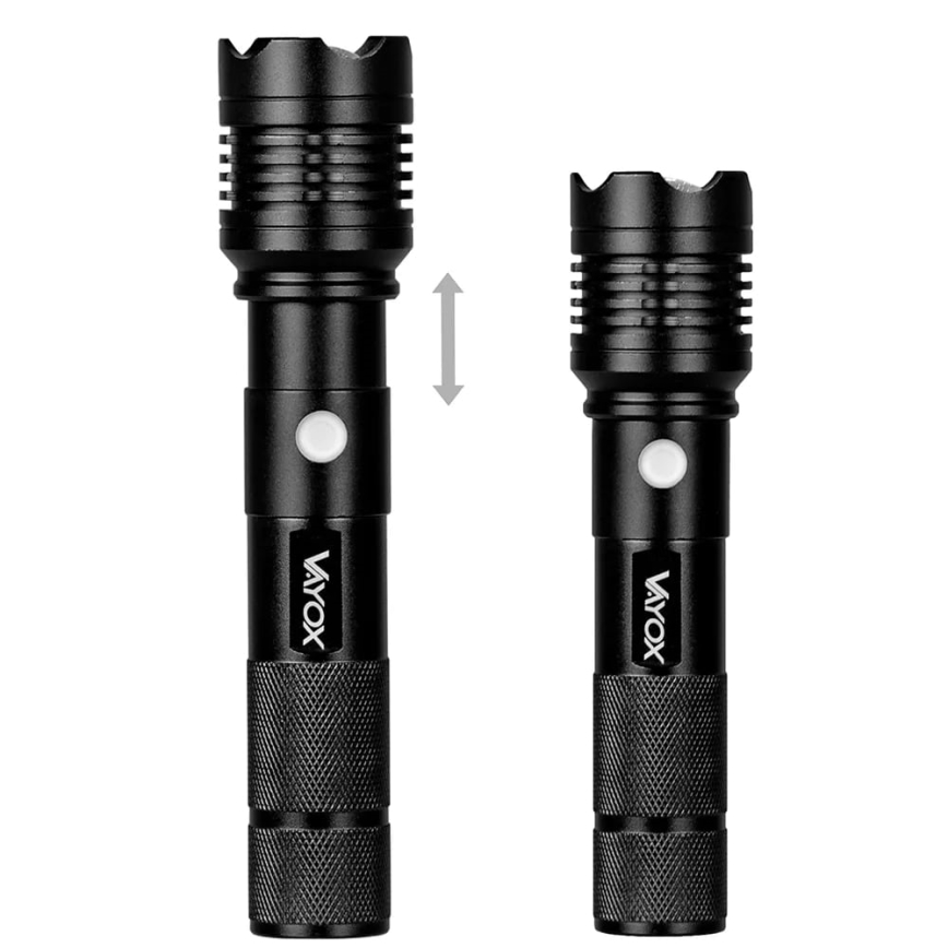 LED Акумулаторно фенерче LED/10W/5V IPX4 800 лъскав 1200 mAh