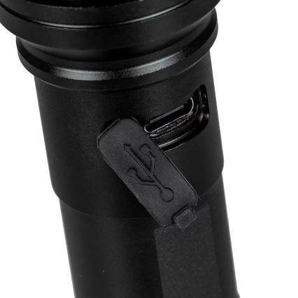 LED Акумулаторно фенерче LED/10W/5V IPX4 800 лъскав 1200 mAh