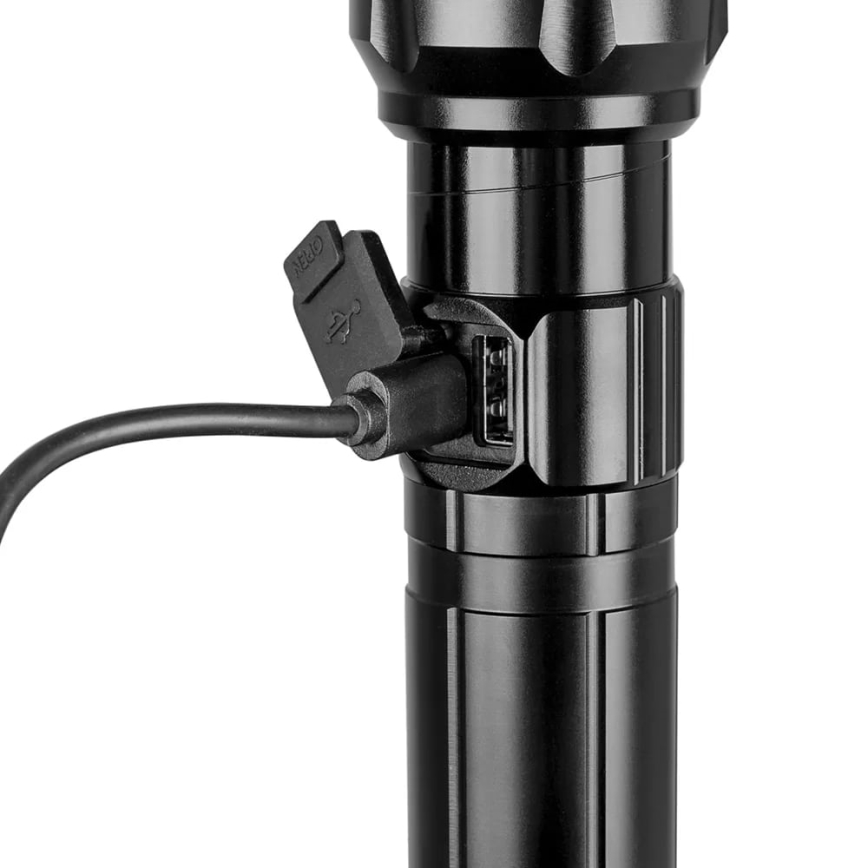 LED Димируемо акумулаторно фенерче със захранваща батерия функция LED/30W/5V IPX5 1060 лъскав 5000 mAh