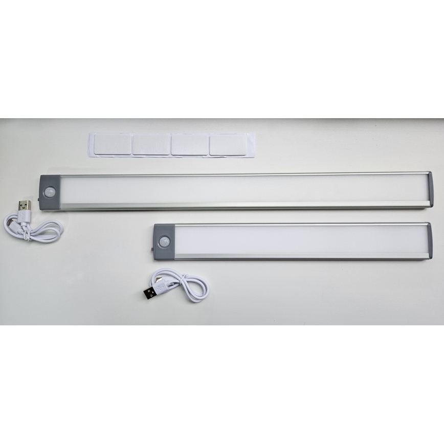 LED Акумулаторно осветление за мебели със сензор LED/2,5W/5V USB 800 mAh 4200K 32,5 см