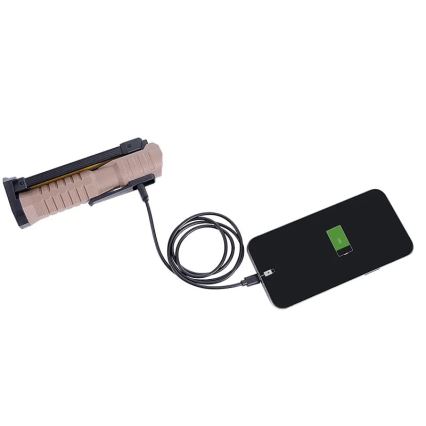 LED Димируем акумулаторен работа фенер с функция за зареждане LED/4W/5V IPX4 600 лъскав 2000 mAh