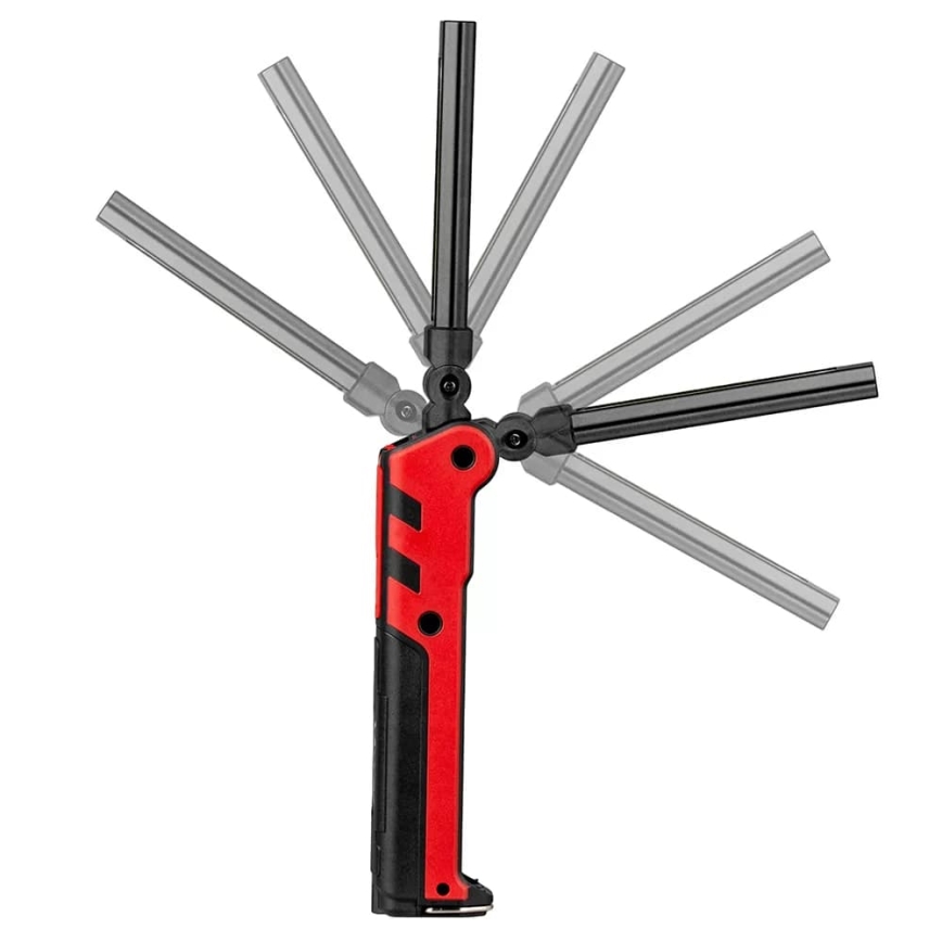 LED Акумулаторно работно фенерче LED/5W/5V IPX2 360 лъскав 2000 mAh