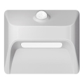 LED акумулаторно стълбищно осветително тяло STEP LIGHT с датчик за движение и за здрач LED/0,3W/3,7V 2200 mAh IP53 бяло