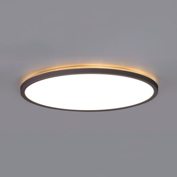 LED Баня таванно осветително тяло NIVERA LED/18W/230V IP54 3000/4000/6000K Ø 30 см черно