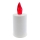 LED Candle LED/2xAA топло бяло 10,8 см бял/червен