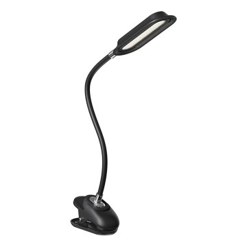 LED+CCT Димируема настолна лампа с клипс CLIP LED/7,5W/230V 3000/4200/5000K черна