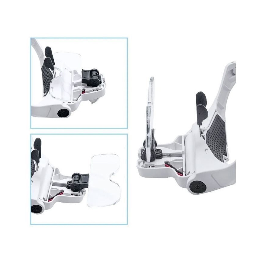 LED Челна лупа с осветление 2xLED/3xAAA