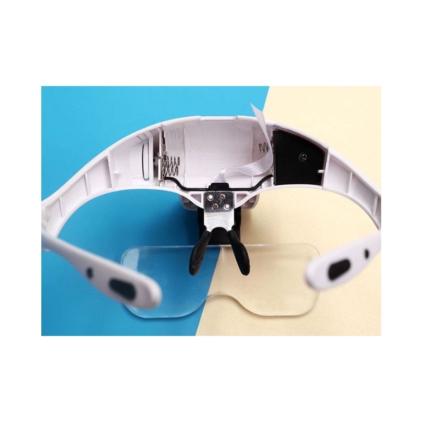 LED Челна лупа с осветление 2xLED/3xAAA