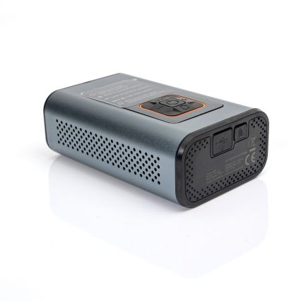 LED Цифров джобен компресор 3в1 4000 mAh 5W черен