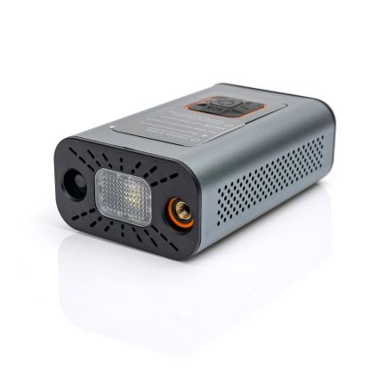 LED Цифров джобен компресор 3в1 4000 mAh 5W черен