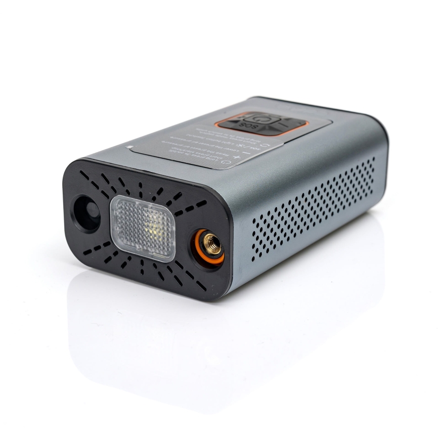 LED Цифров джобен компресор 3в1 4000 mAh 5W черен