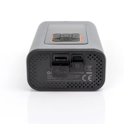 LED Цифров джобен компресор 3в1 4000 mAh 5W черен