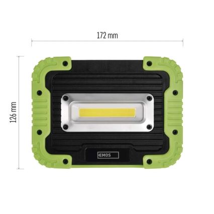 LED COB Акумулаторен прожектор LED/3,7V 3000 mAh IP44