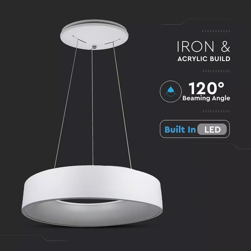LED Демируем полилей на въже 1xLED/20W/230V