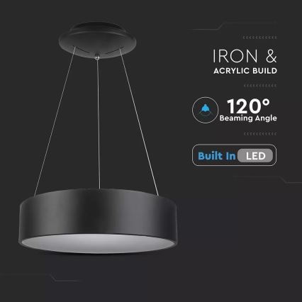 LED Демируем полилей на въже 1xLED/20W/230V
