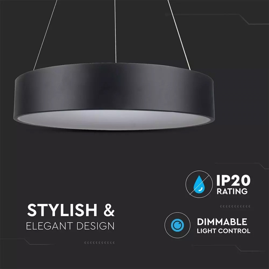 LED Демируем полилей на въже 1xLED/20W/230V
