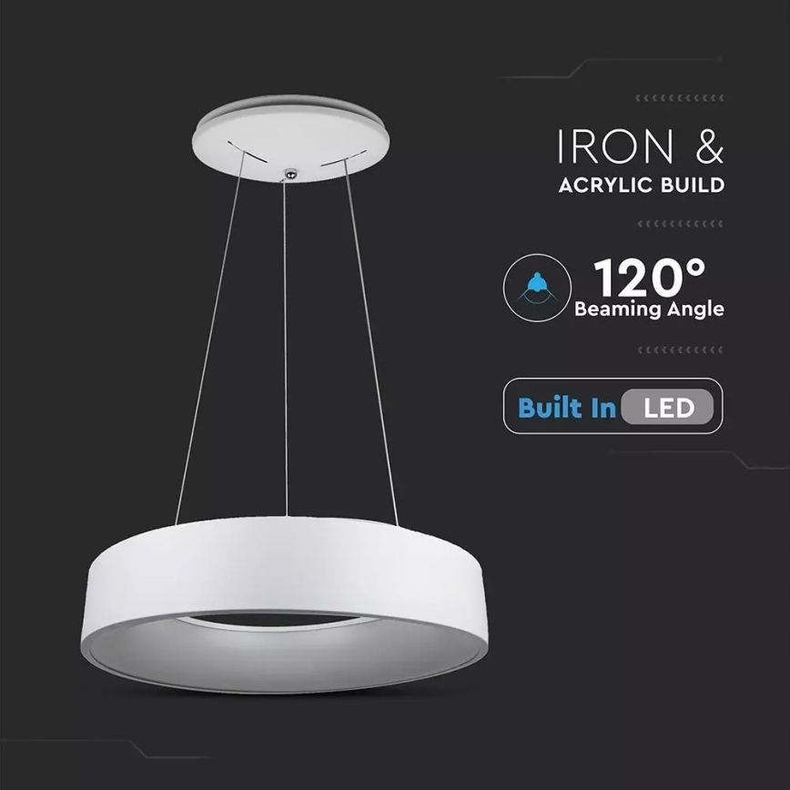 LED Демируем полилей на въже 1xLED/30W/230V