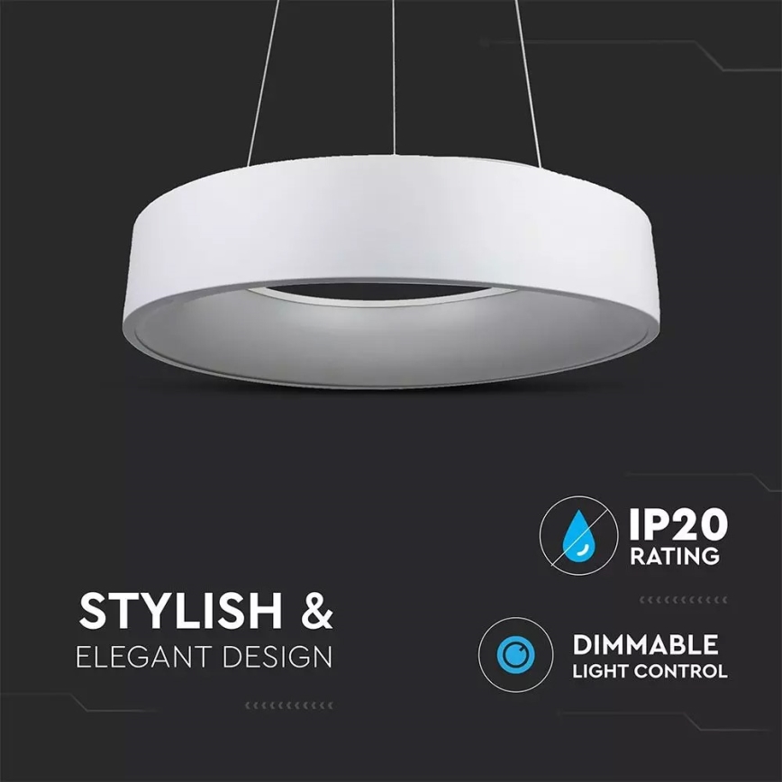 LED Демируем полилей на въже 1xLED/30W/230V