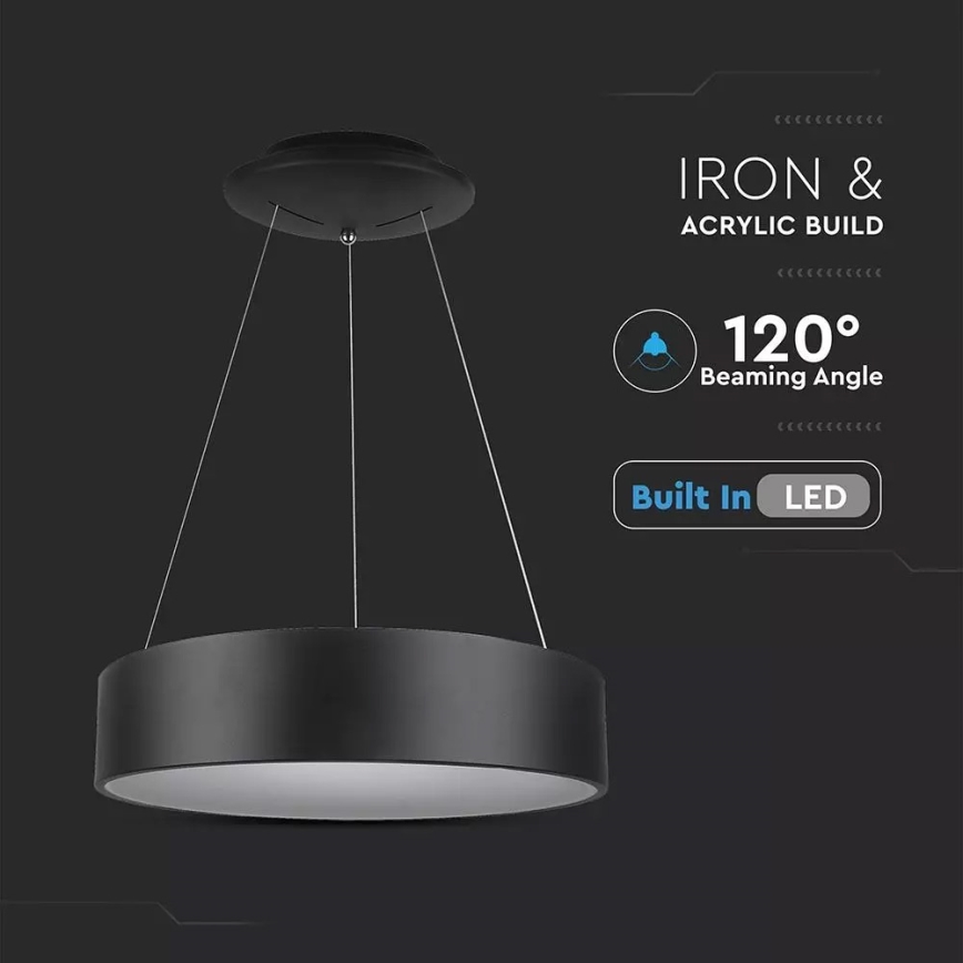LED Демируем полилей на въже 1xLED/30W/230V