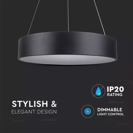 LED Демируем полилей на въже 1xLED/30W/230V
