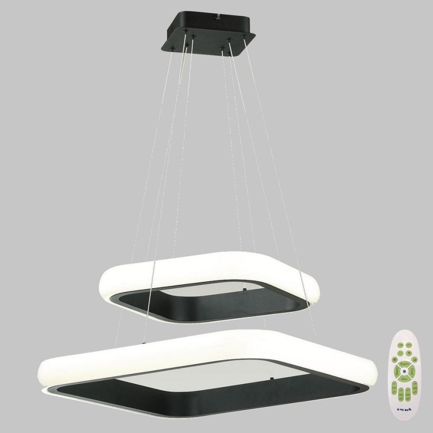 LED Демируем полилей на въже OMEGA LED/80W/230V черна