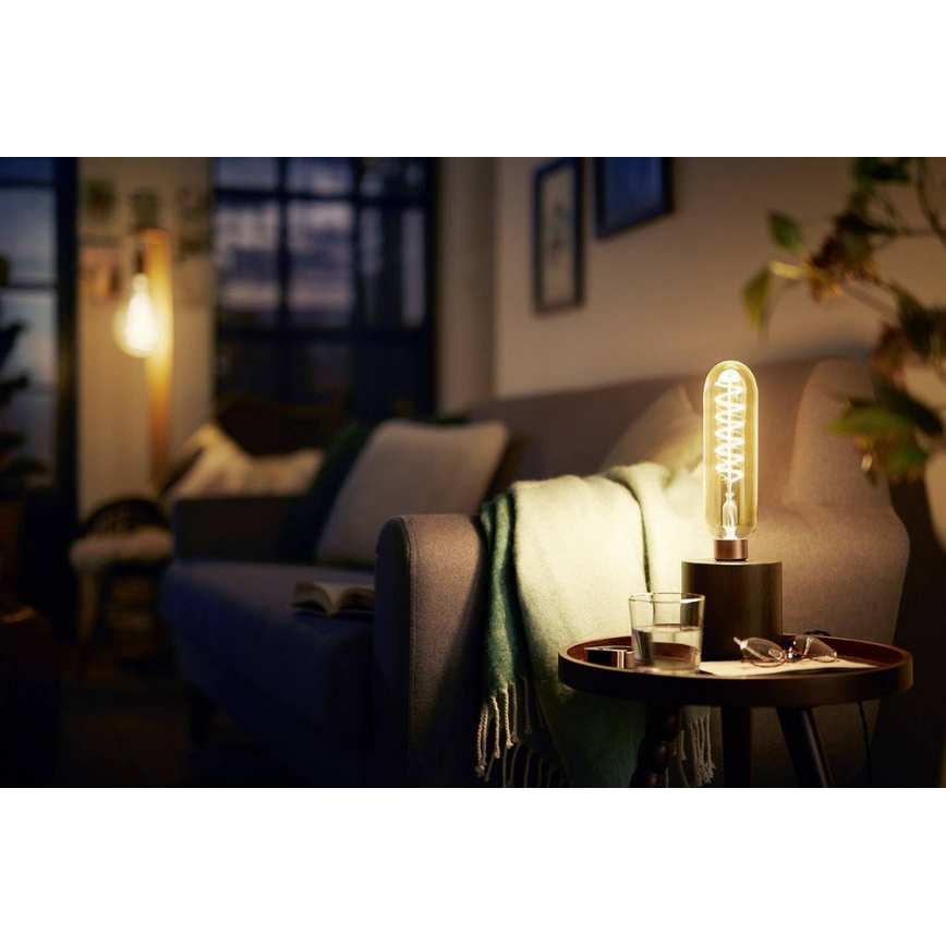 LED Демируема крушка VINTAGE Philips T65 E27/6,5W/230V 2000K
