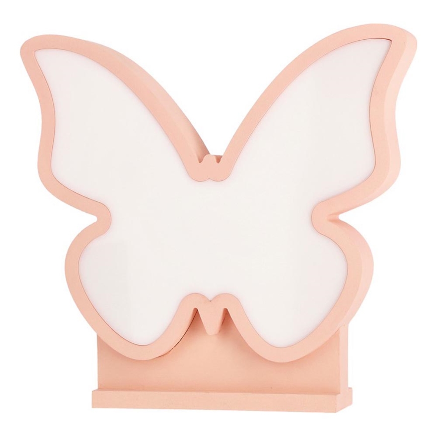 LED ДЕТСКА маса лампа BUTTERFLY LED/14W/230V розова
