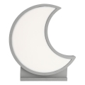 LED Детска маса лампа MOON LED/12W/230V сива