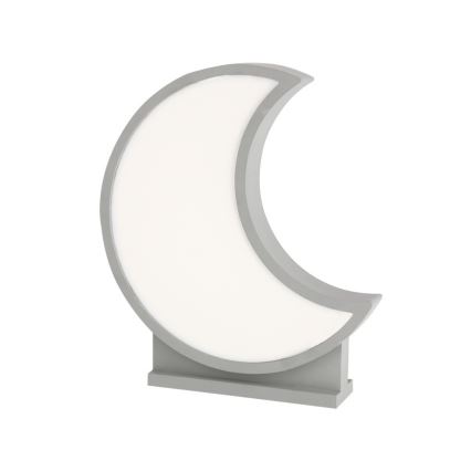 LED Детска маса лампа MOON LED/12W/230V сива
